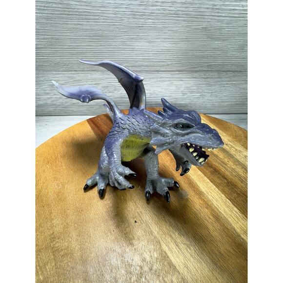 2005 TM Dragon Figure Fantasy Creature Purple 11”. Set Of Two. - Picture 4 of 12